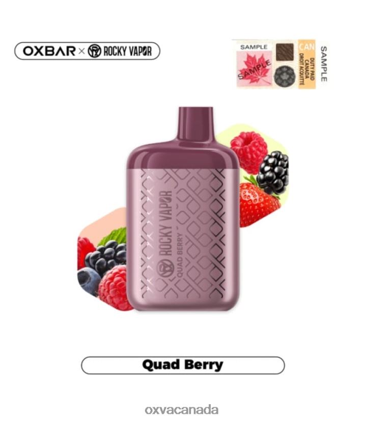 OXVA OXBAR 4500 QUAD BERRY 68086V31 - OXVA Vape Canada