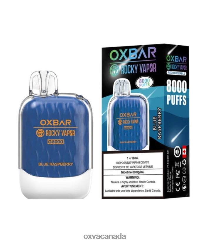 OXVA OXBAR G8000 BLUE RASPBERRY 68086V36 - OXVA Vape Price