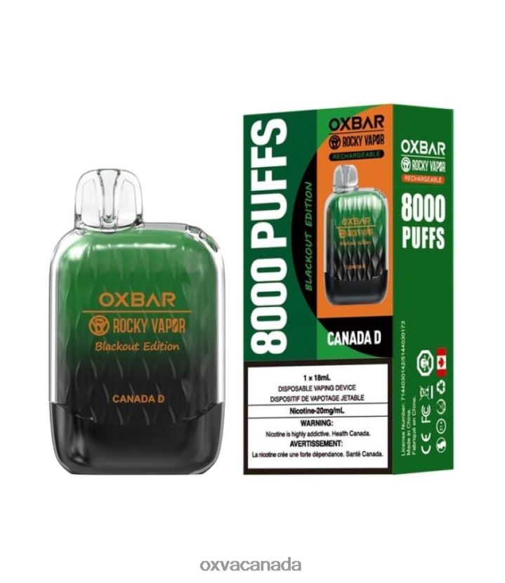 OXVA OXBAR G8000 CANADA D 68086V45 - OXVA Vape Device