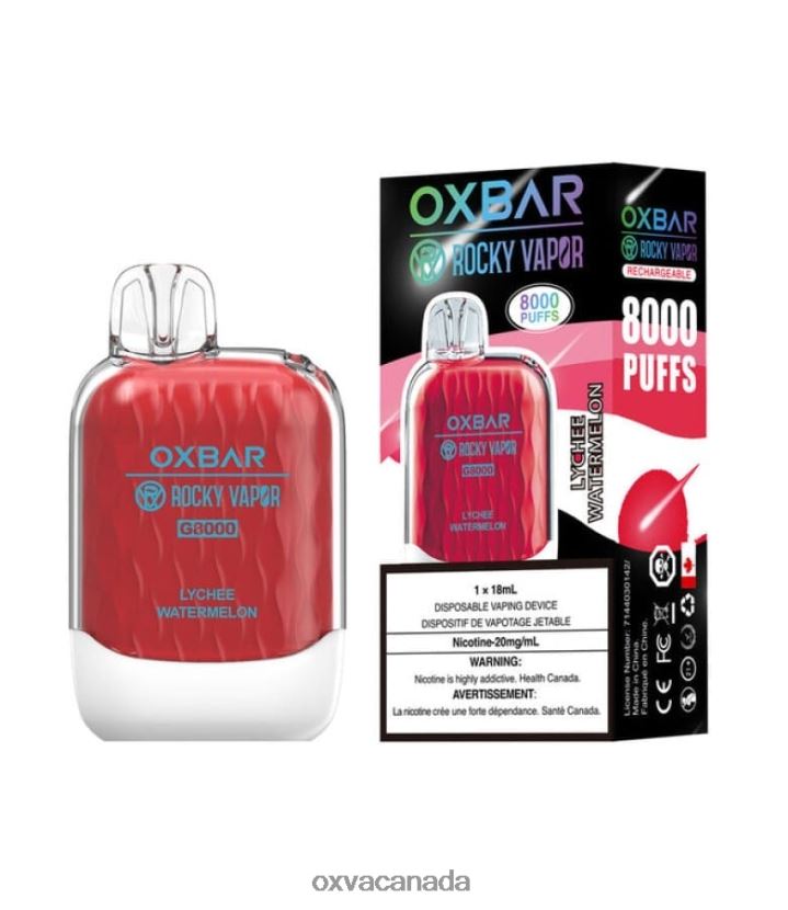 OXVA OXBAR G8000 LYCHEE WATERMELON 68086V60 - OXVA Canada