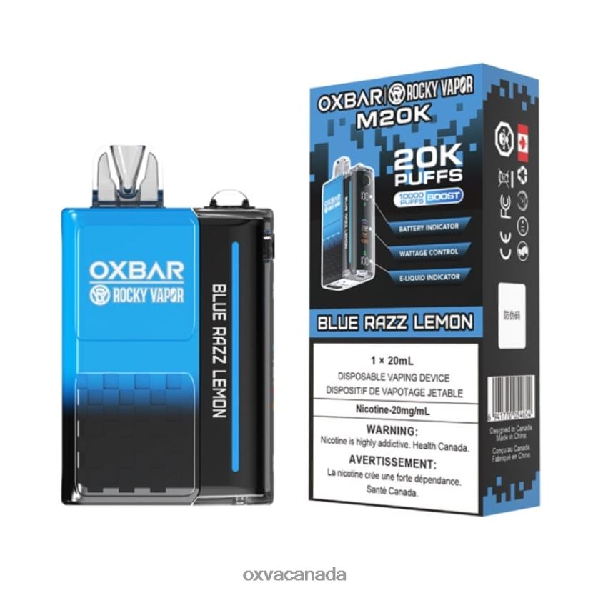 OXVA OXBAR M20K BLUE RAZZ LEMON 68086V2 - OXVA Ottawa