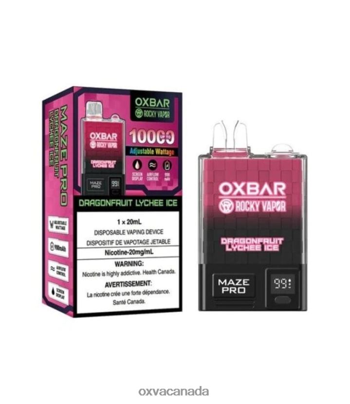 OXVA OXBAR MAZE PRO 10000 DRAGONFRUIT LYCHEE ICE 68086V25 - OXVA Vape Device