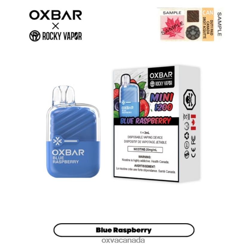 OXVA OXBAR MINI 1200 BLUE RASPBERRY 68086V24 - OXVA Vape Review