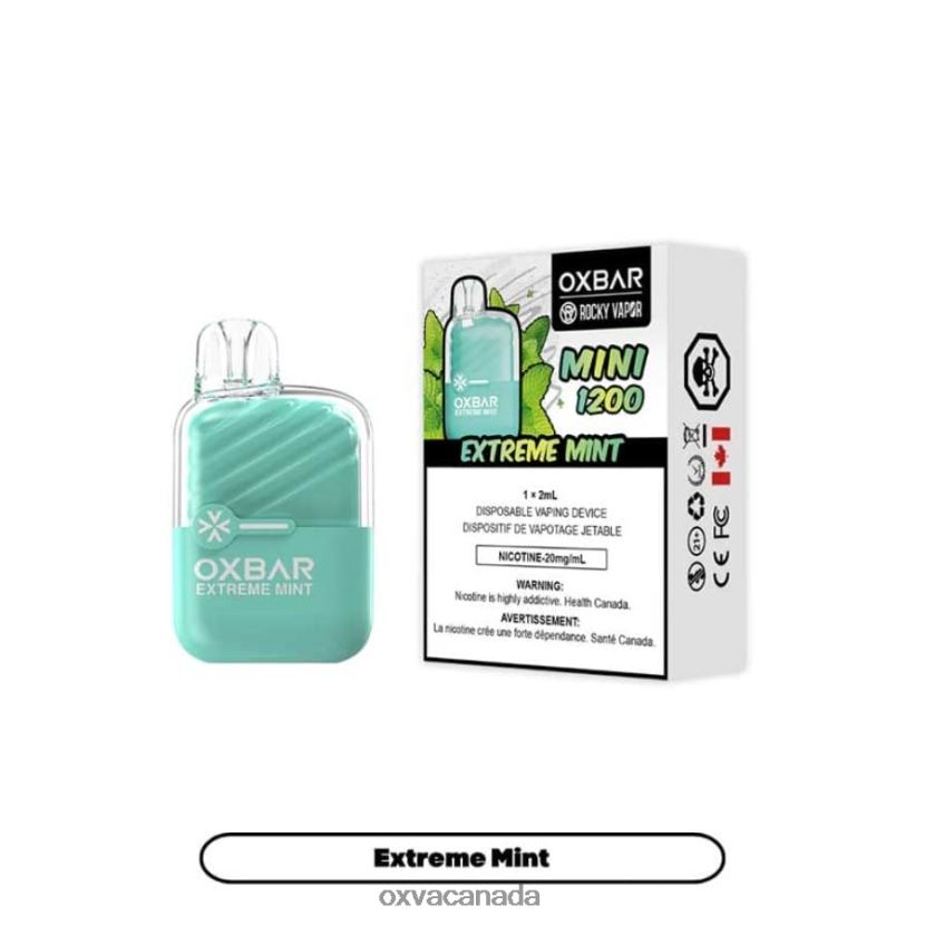 OXVA OXBAR MINI 1200 EXTREME MINT 68086V8 - OXVA Best Vape