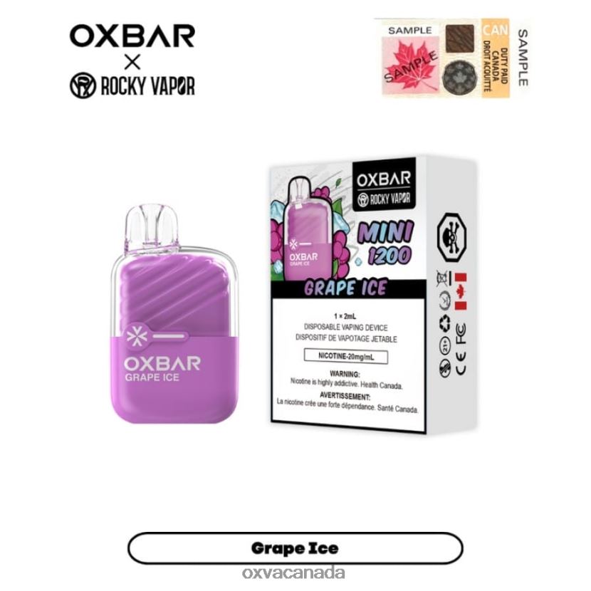 OXVA OXBAR MINI 1200 GRAPE ICE 68086V22 - OXVA Ottawa