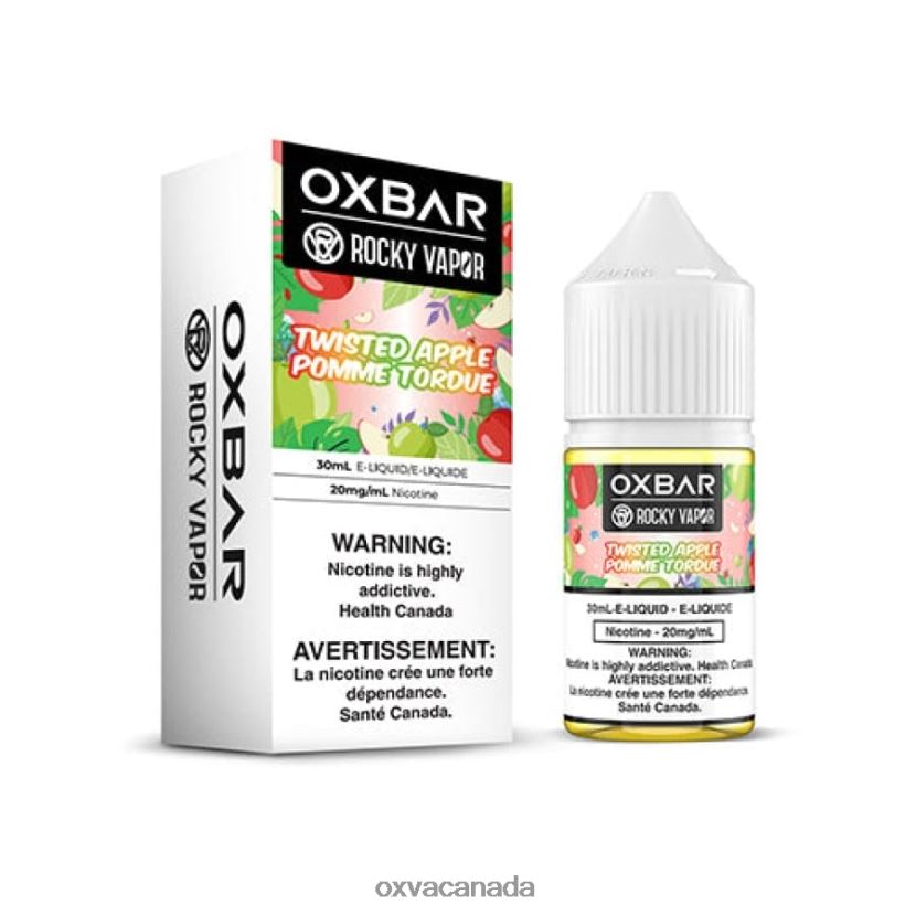 OXVA OXBAR TWISTED APPLE 68086V51 - OXVA Vape Canada 30ML SALT NIC