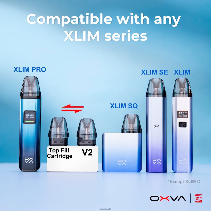 OXVA XLIM V3 GREY 68086V83 - OXVA Toronto CARTRIDGE TOP FILL